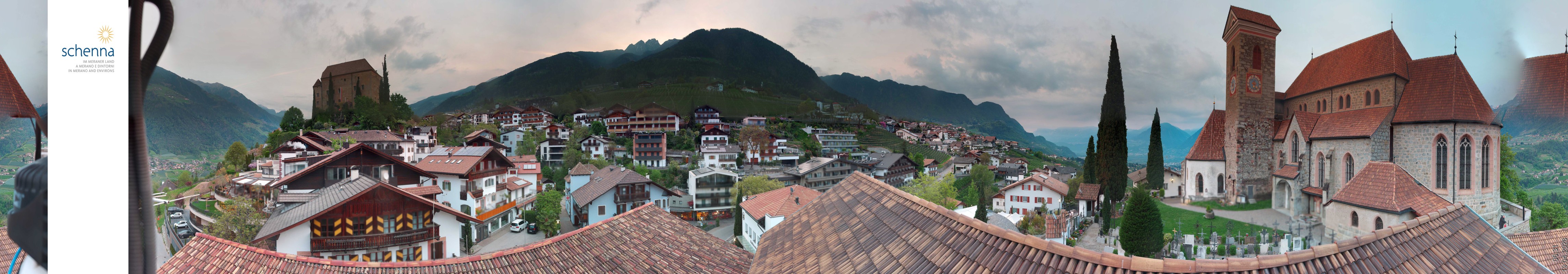Archiv Foto Webcam Panoramablick Schenna