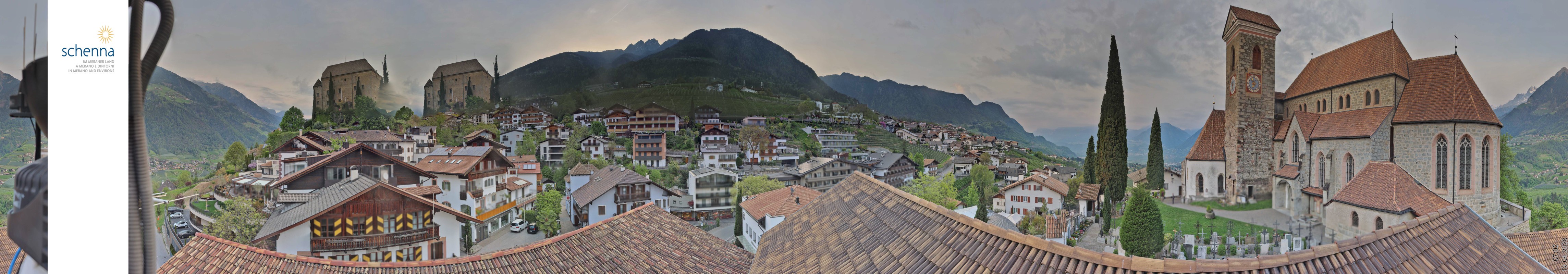 Archiv Foto Webcam Panoramablick Schenna