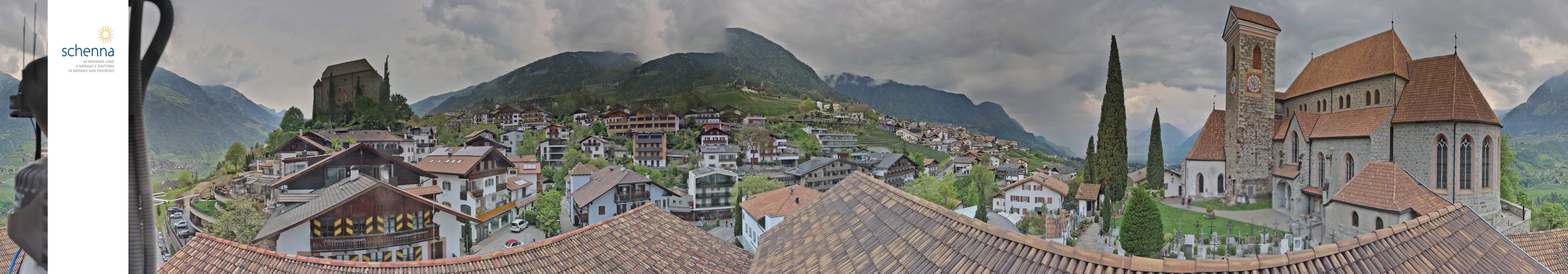 Archiv Foto Webcam Panoramablick Schenna