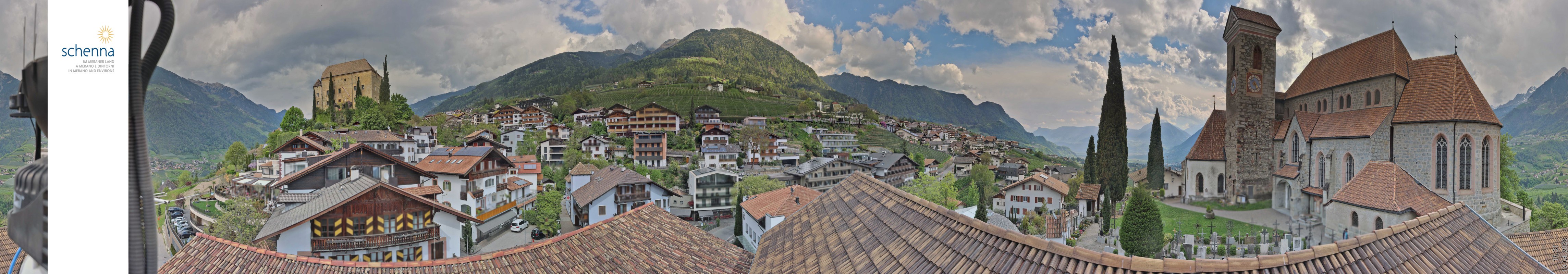 Archiv Foto Webcam Panoramablick Schenna