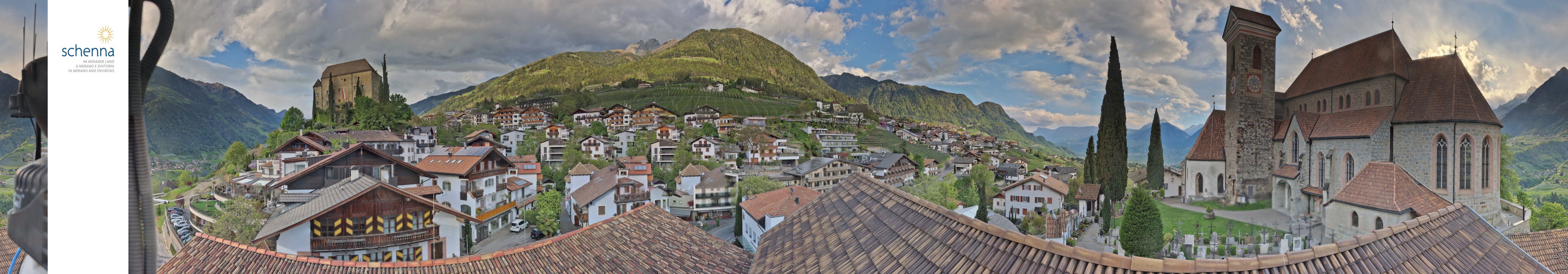 Archived image Webcam Panoramic View of Schenna