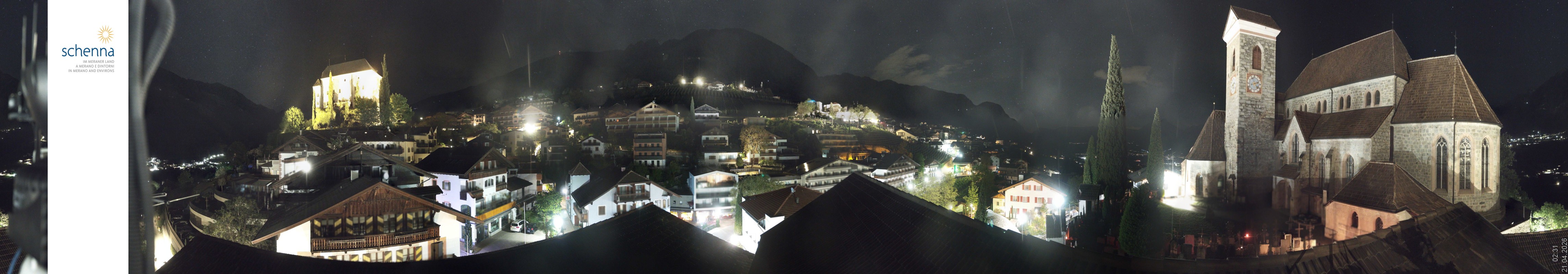 Archiv Foto Webcam Panoramablick Schenna