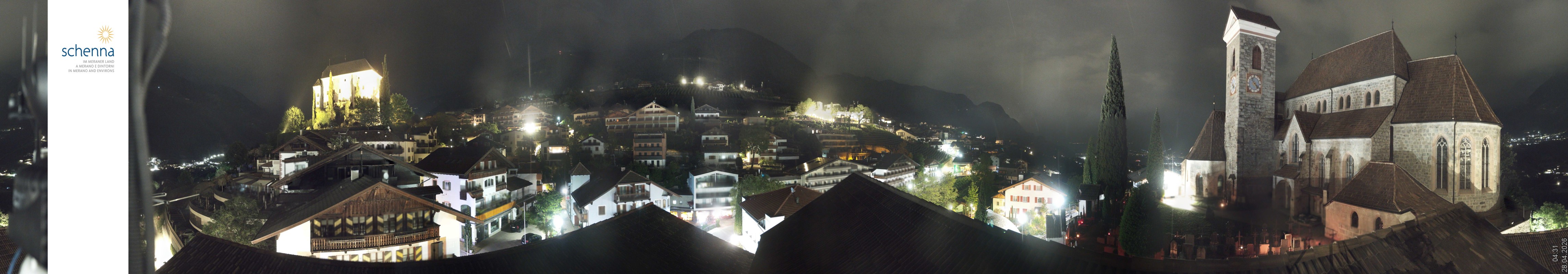 Archiv Foto Webcam Panoramablick Schenna