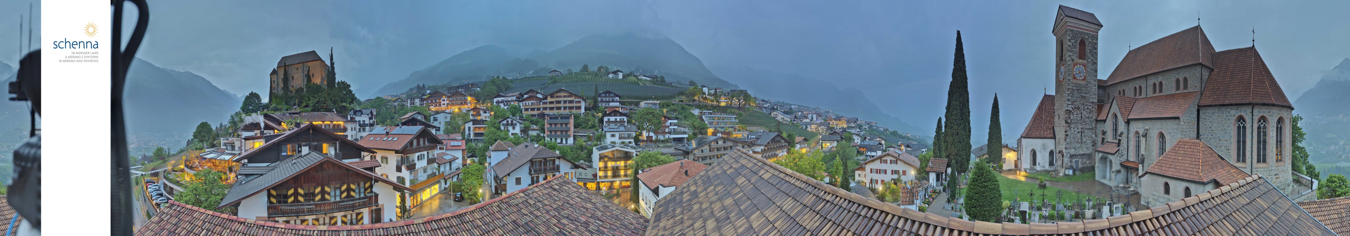 Archiv Foto Webcam Panoramablick Schenna