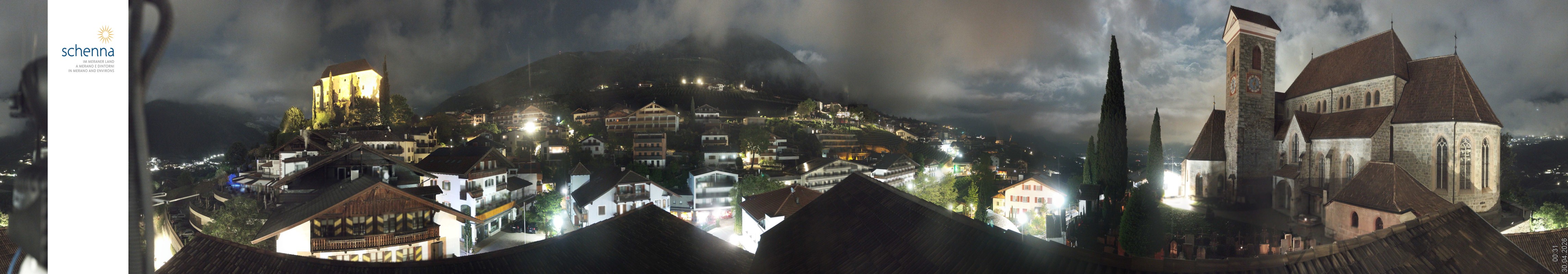 Archiv Foto Webcam Panoramablick Schenna