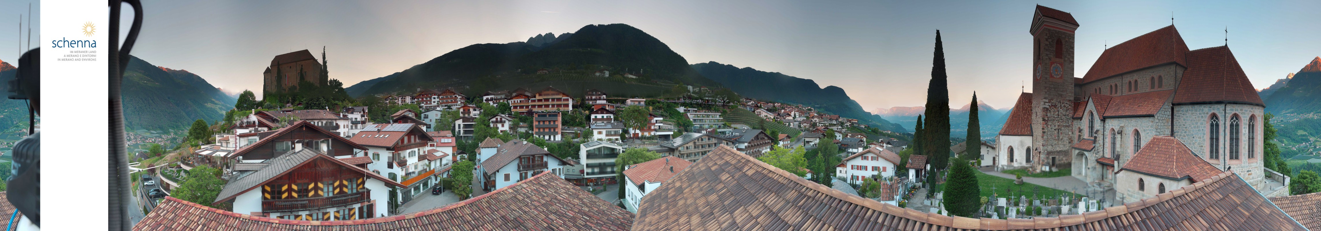 Archiv Foto Webcam Panoramablick Schenna