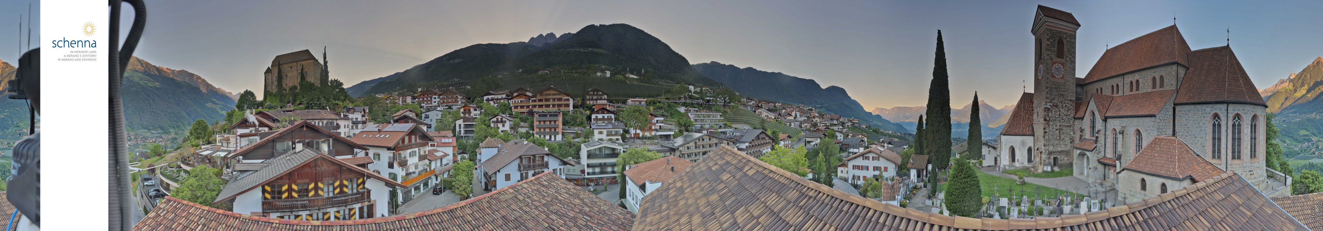 Archiv Foto Webcam Panoramablick Schenna