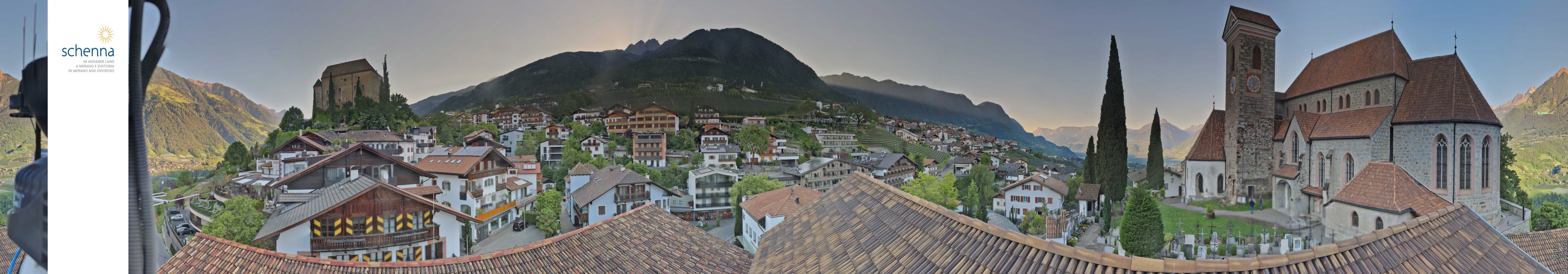 Archiv Foto Webcam Panoramablick Schenna