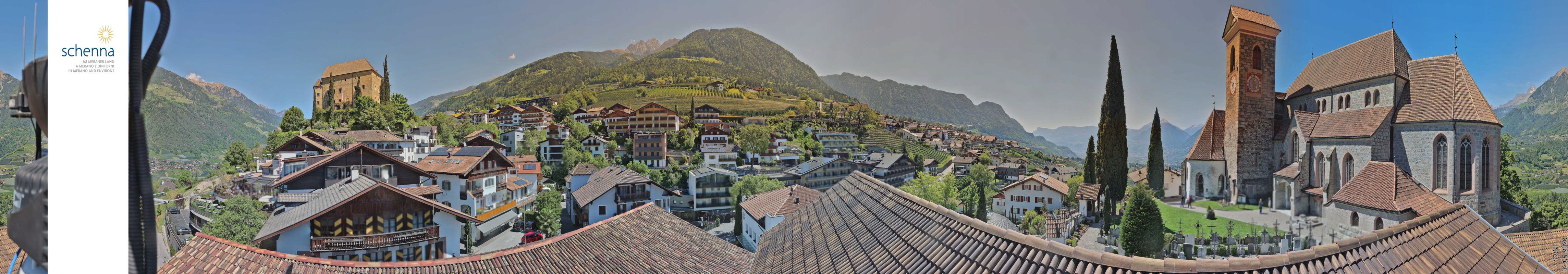 Archiv Foto Webcam Panoramablick Schenna