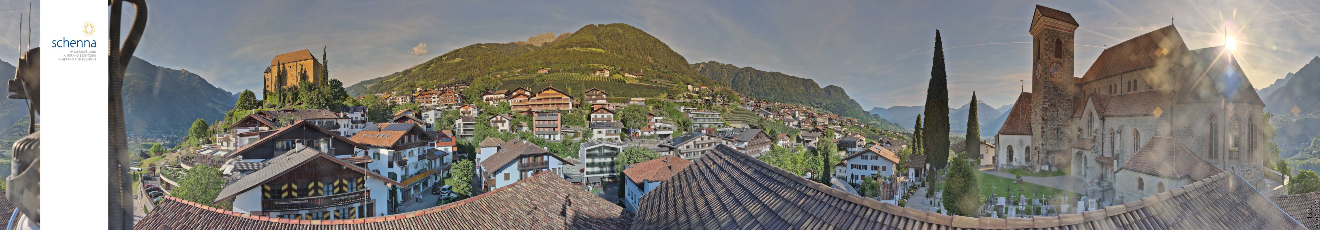 Archiv Foto Webcam Panoramablick Schenna
