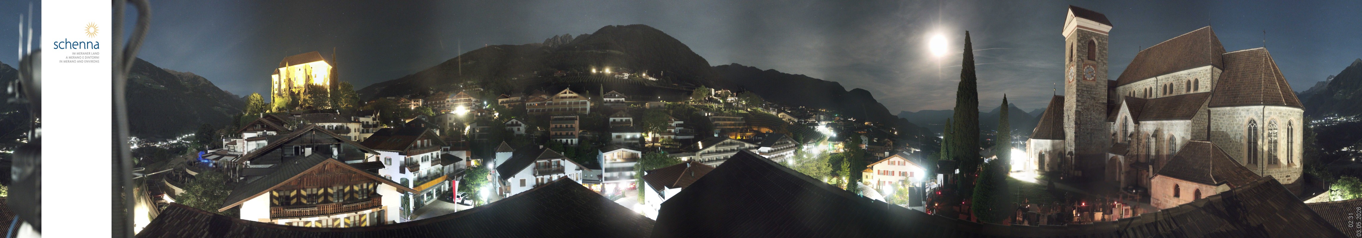 Archiv Foto Webcam Panoramablick Schenna