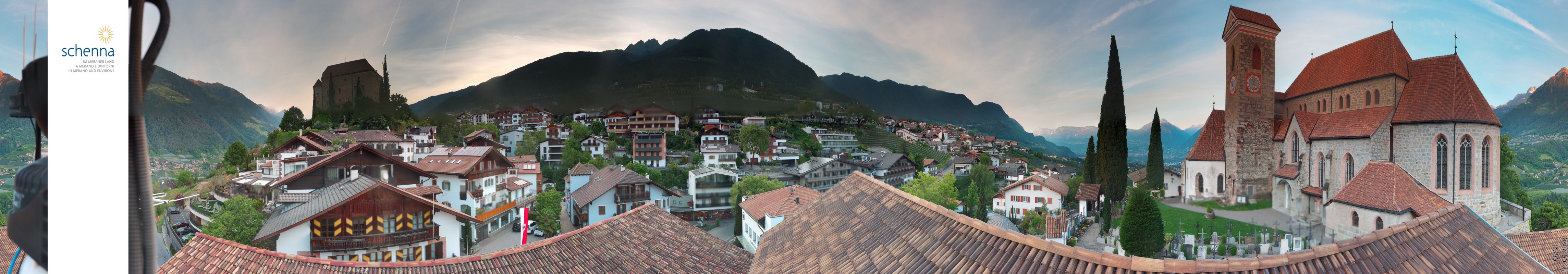 Archiv Foto Webcam Panoramablick Schenna