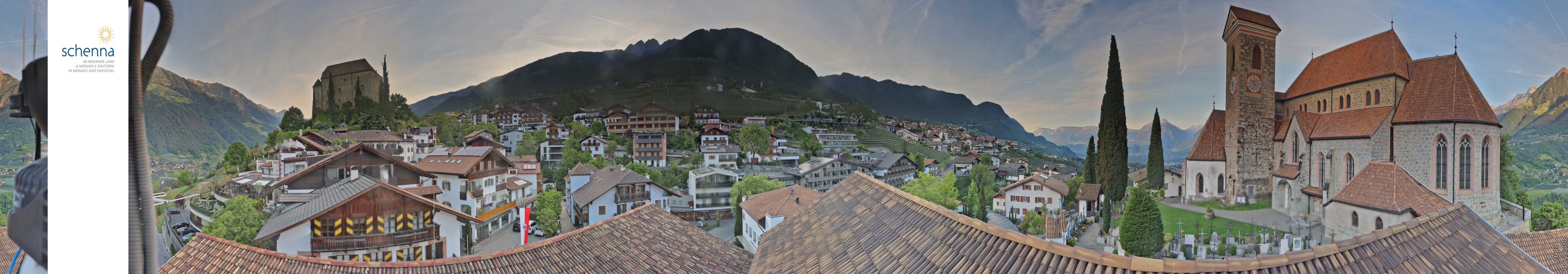 Archiv Foto Webcam Panoramablick Schenna