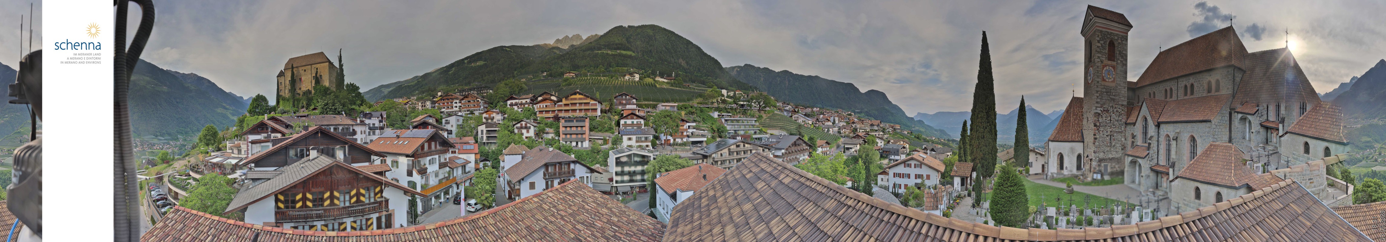 Archiv Foto Webcam Panoramablick Schenna