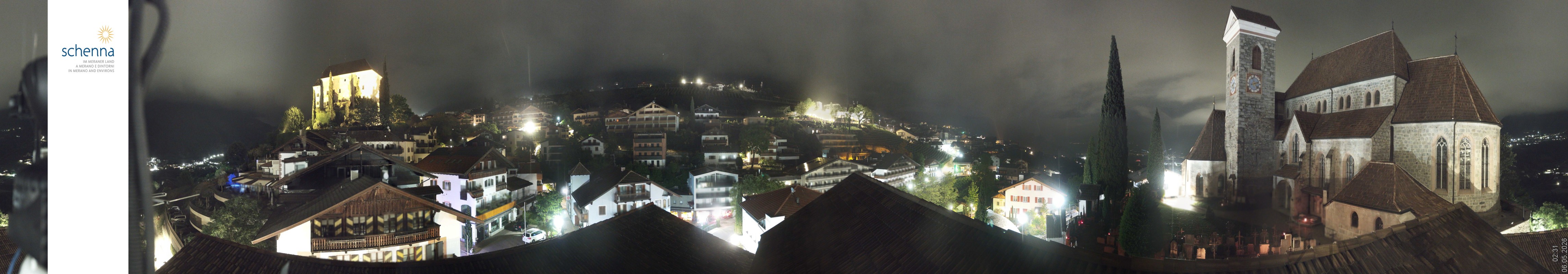 Archiv Foto Webcam Panoramablick Schenna
