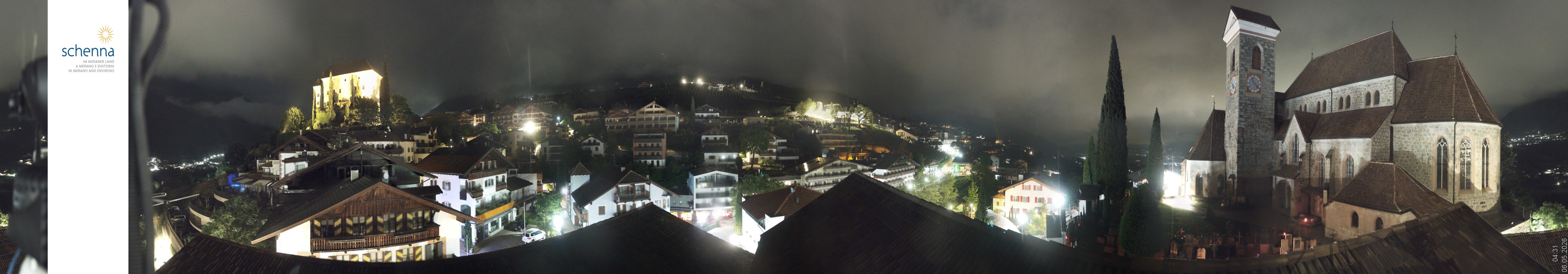 Archiv Foto Webcam Panoramablick Schenna