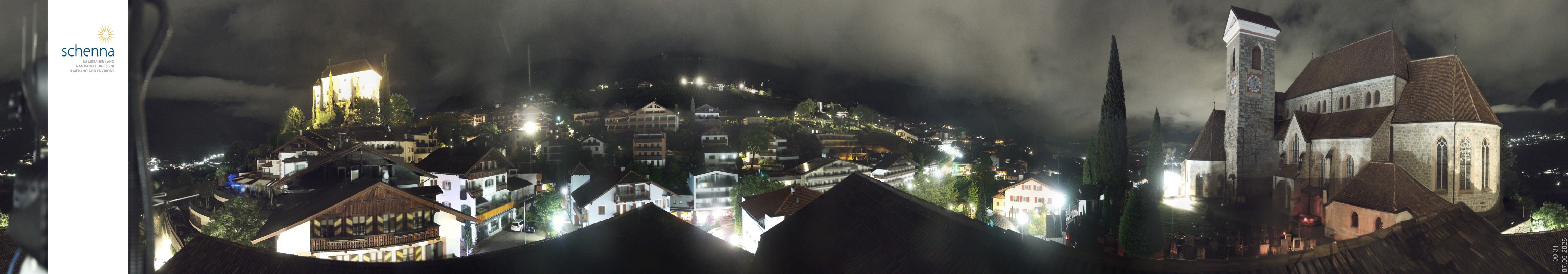 Archiv Foto Webcam Panoramablick Schenna