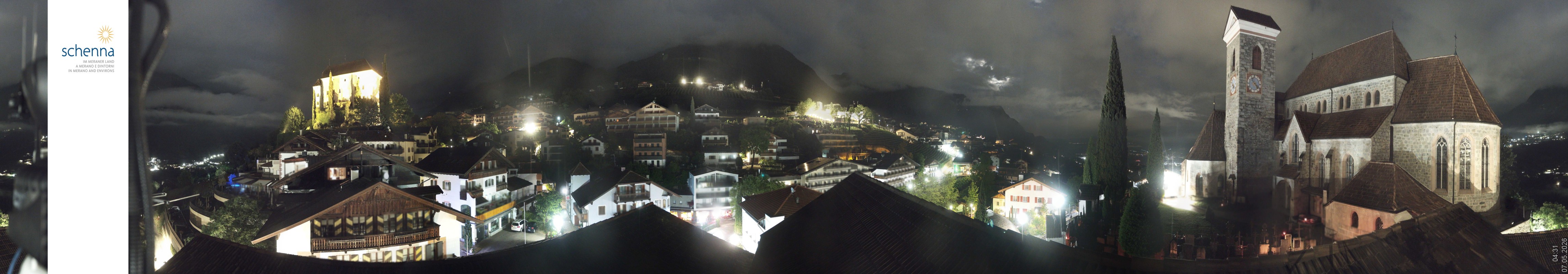 Archiv Foto Webcam Panoramablick Schenna
