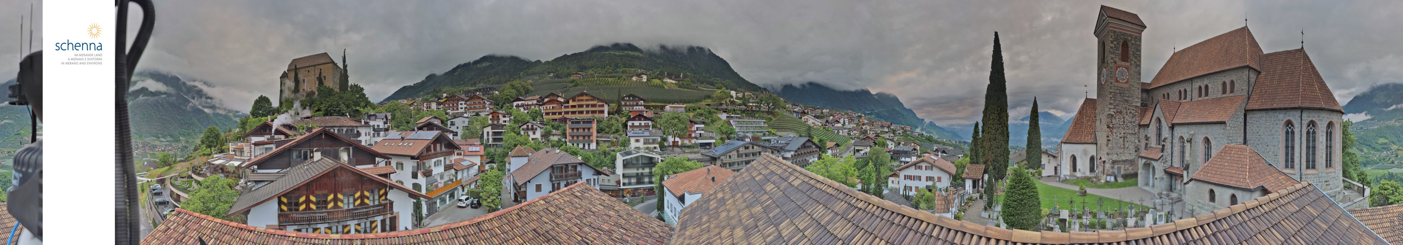 Archiv Foto Webcam Panoramablick Schenna