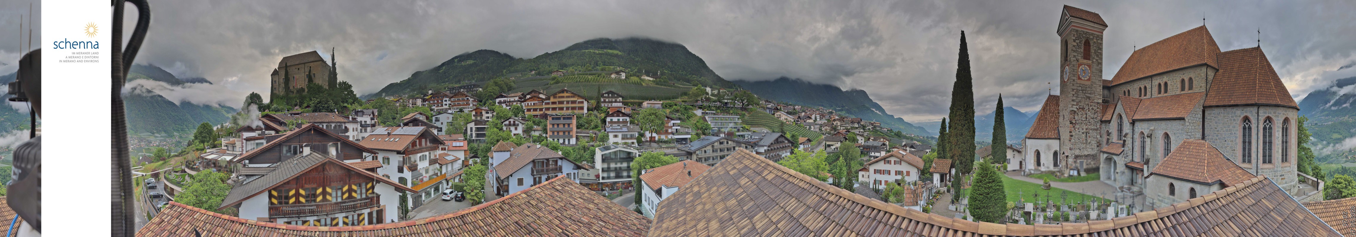 Archiv Foto Webcam Panoramablick Schenna