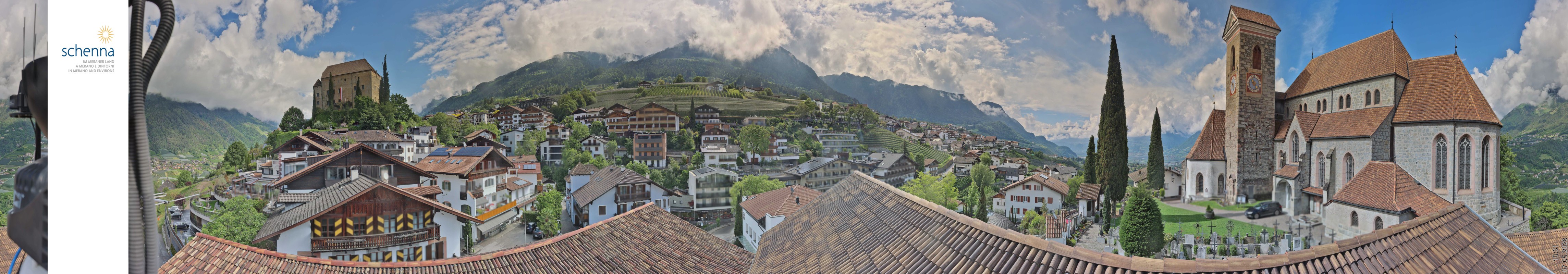 Archiv Foto Webcam Panoramablick Schenna