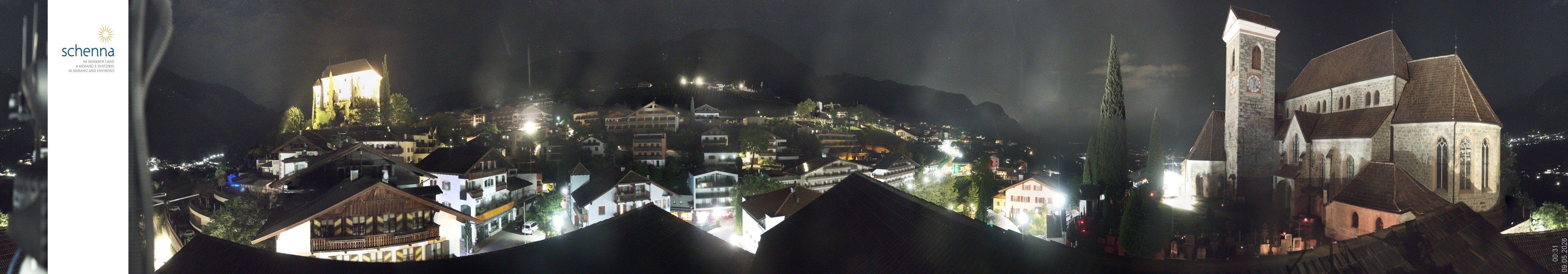Archiv Foto Webcam Panoramablick Schenna
