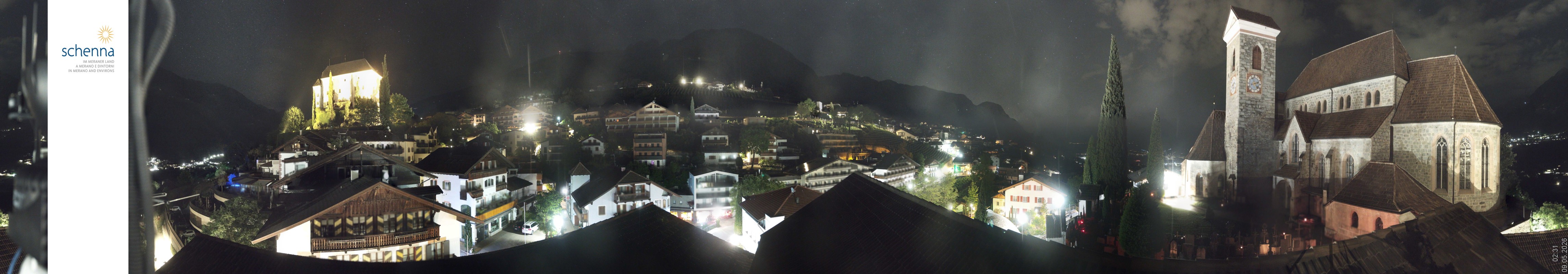 Archiv Foto Webcam Panoramablick Schenna