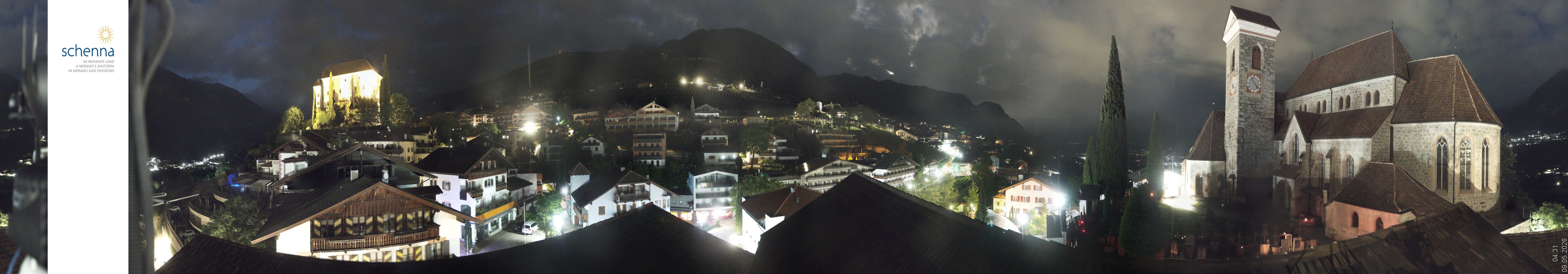 Archiv Foto Webcam Panoramablick Schenna