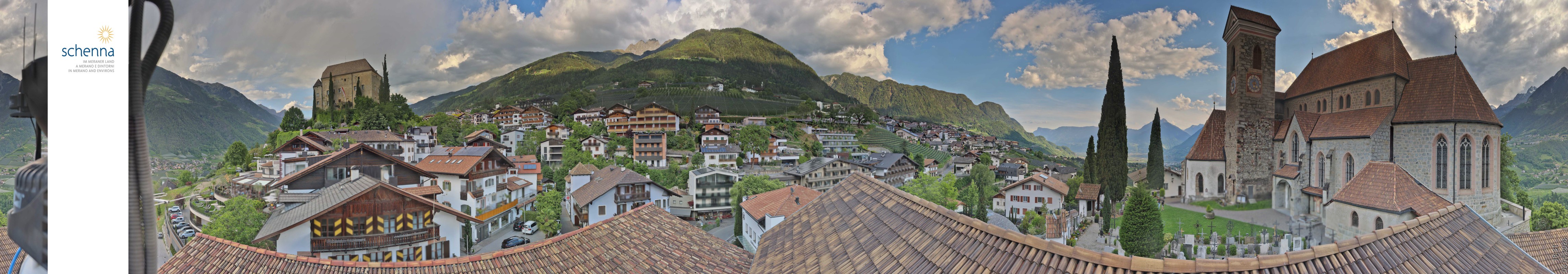 Archiv Foto Webcam Panoramablick Schenna