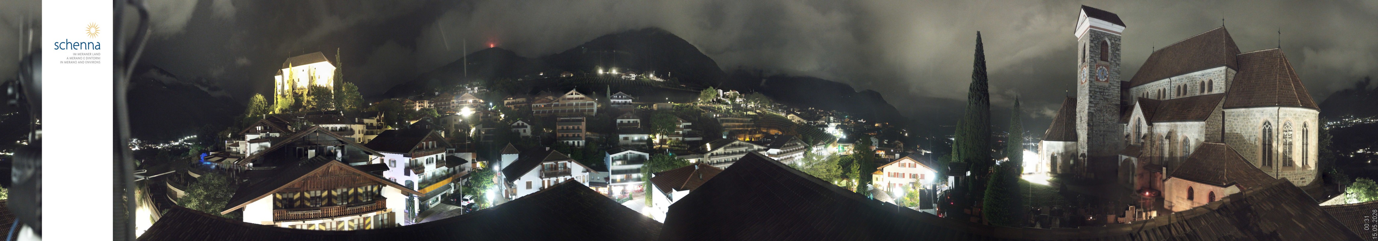 Archiv Foto Webcam Panoramablick Schenna