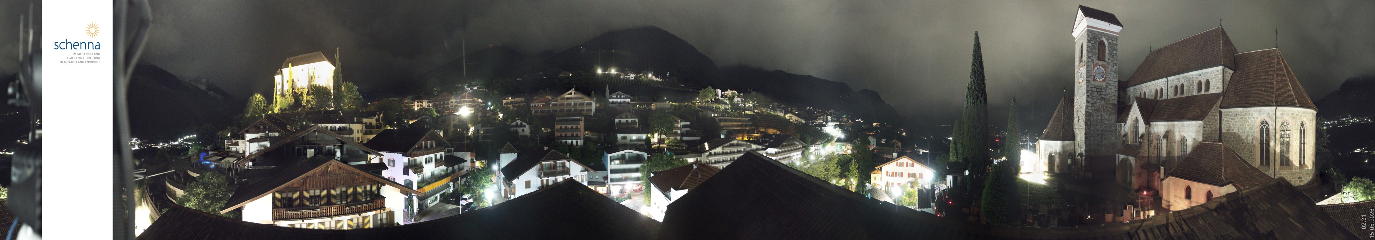 Archiv Foto Webcam Panoramablick Schenna