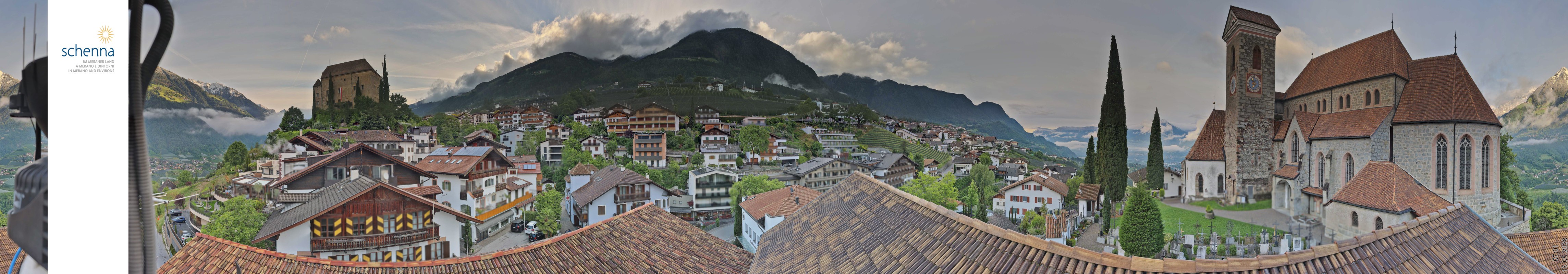 Archiv Foto Webcam Panoramablick Schenna