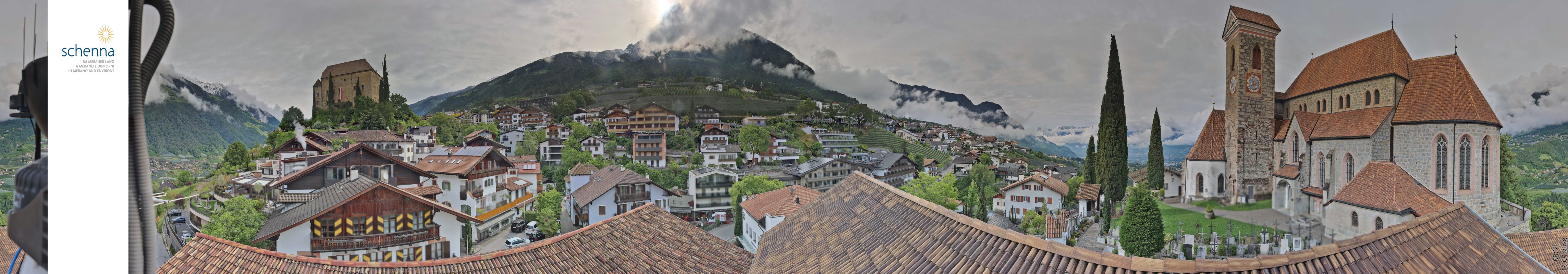 Archiv Foto Webcam Panoramablick Schenna