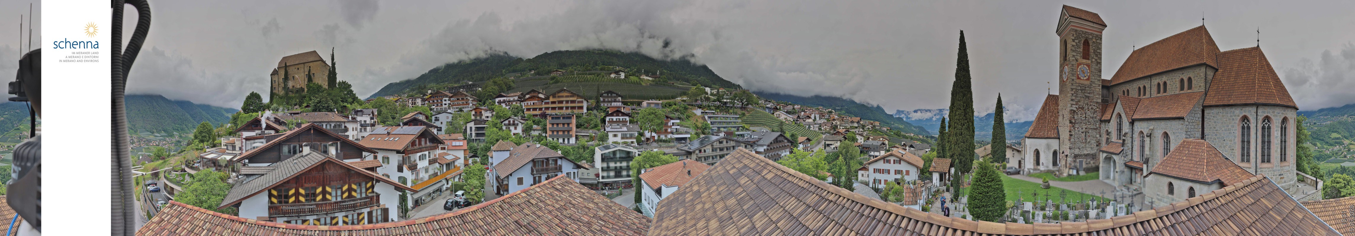 Archiv Foto Webcam Panoramablick Schenna