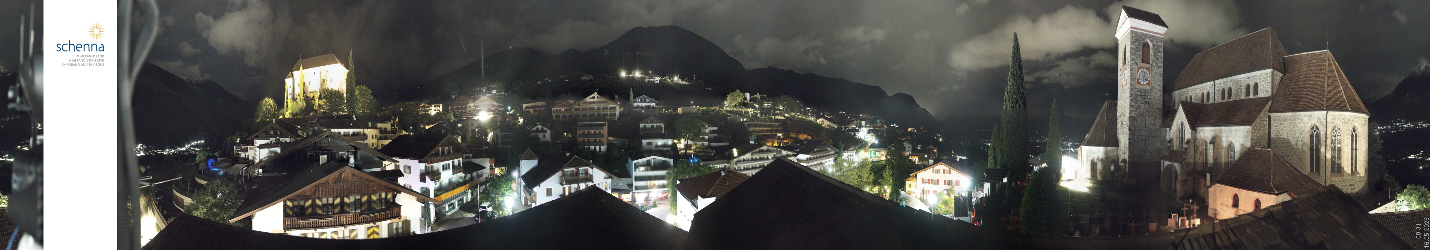 Archiv Foto Webcam Panoramablick Schenna