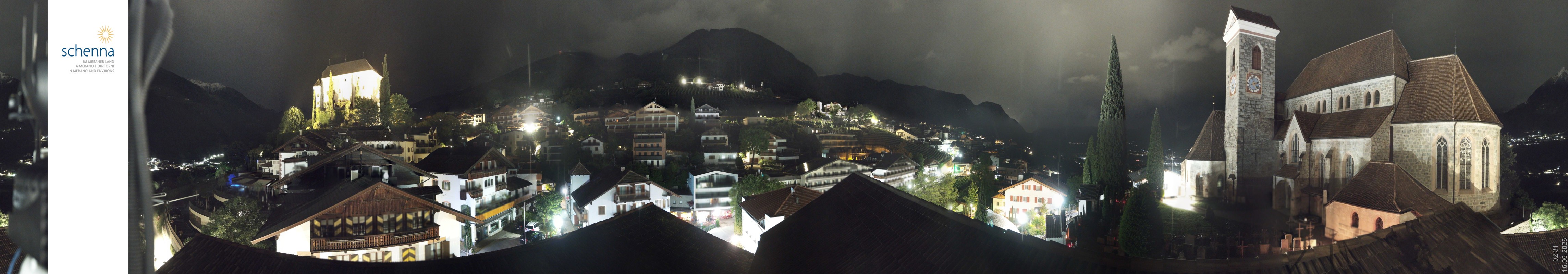Archiv Foto Webcam Panoramablick Schenna