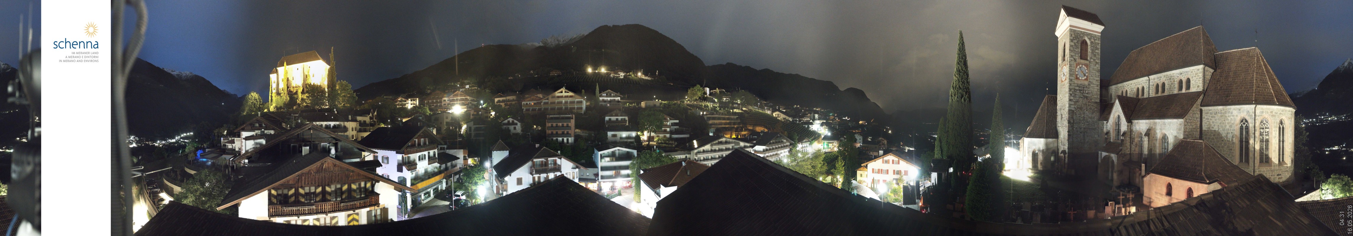 Archiv Foto Webcam Panoramablick Schenna