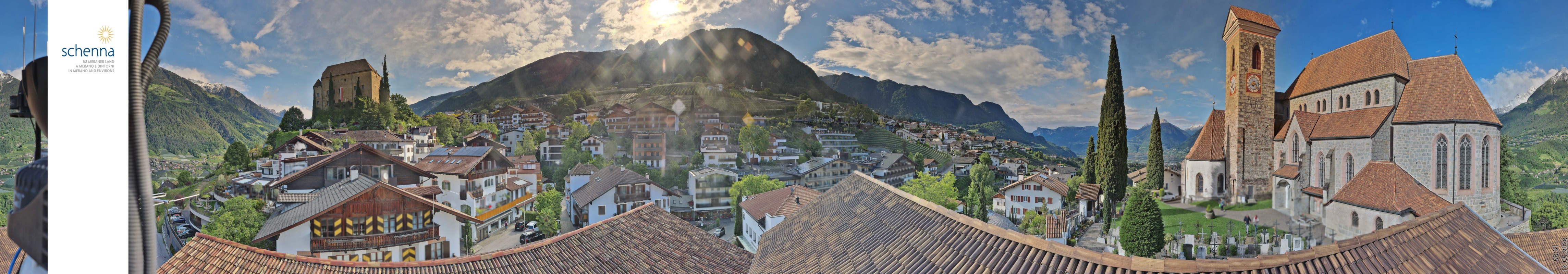 Archiv Foto Webcam Panoramablick Schenna
