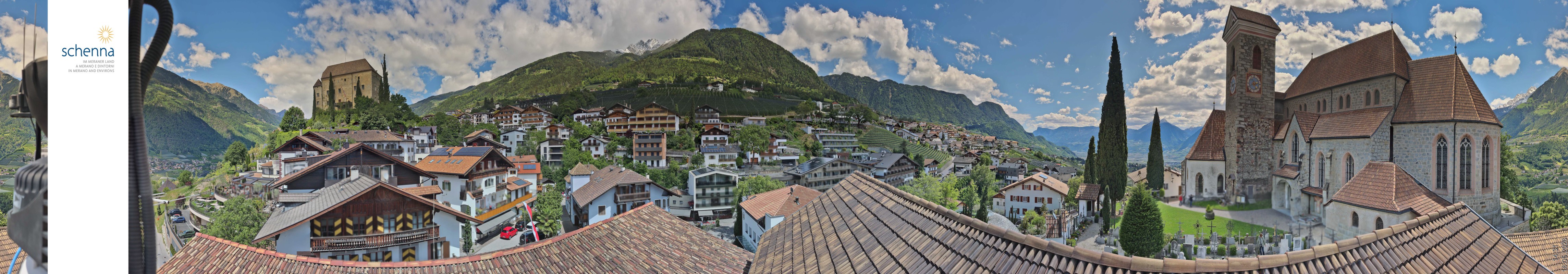 Archiv Foto Webcam Panoramablick Schenna