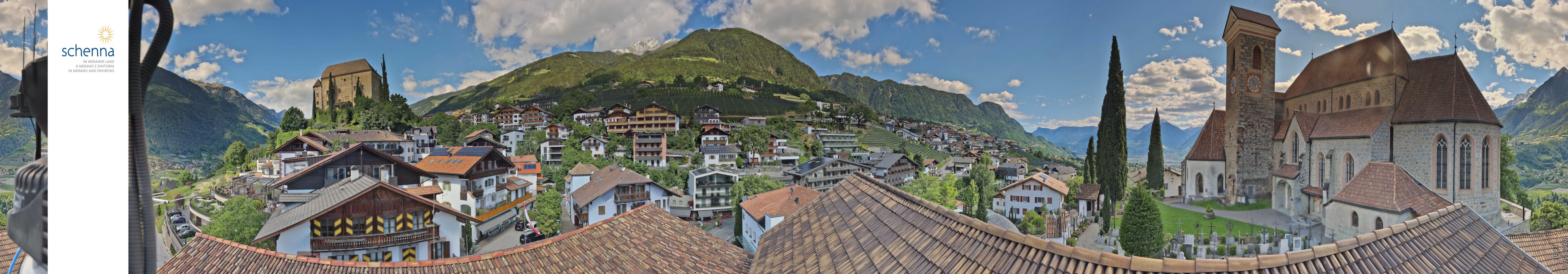 Archiv Foto Webcam Panoramablick Schenna