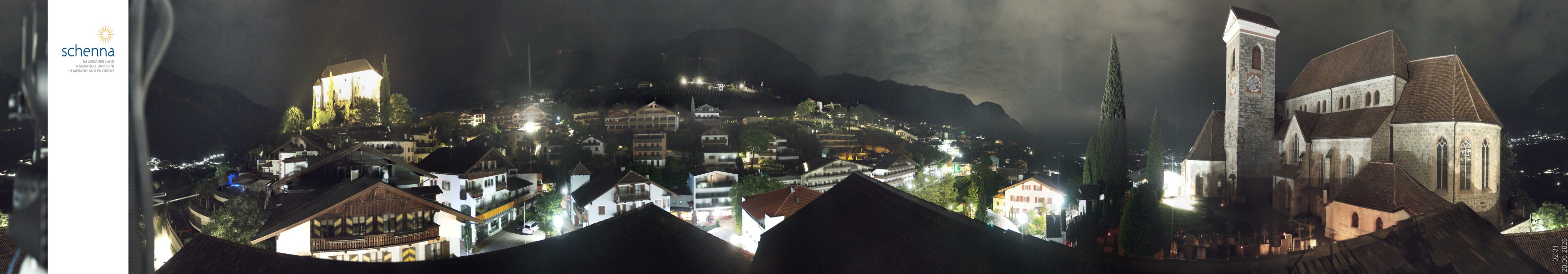 Archiv Foto Webcam Panoramablick Schenna