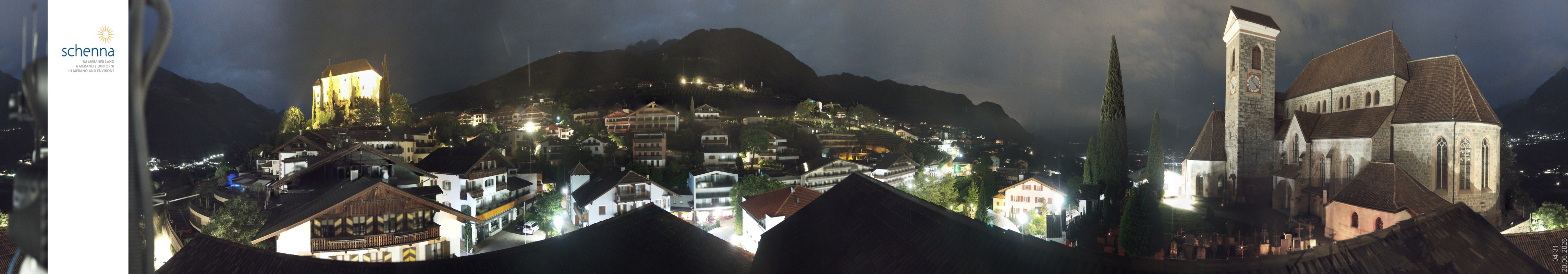 Archiv Foto Webcam Panoramablick Schenna