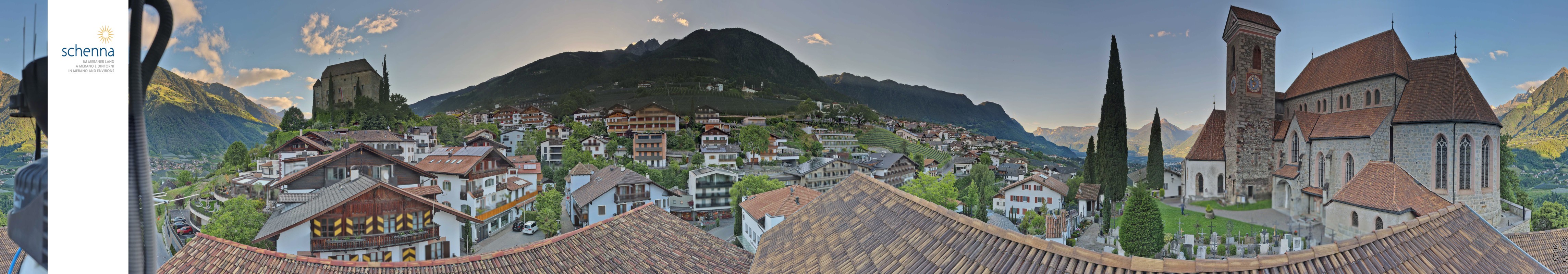 Archived image Webcam Panoramic View of Schenna