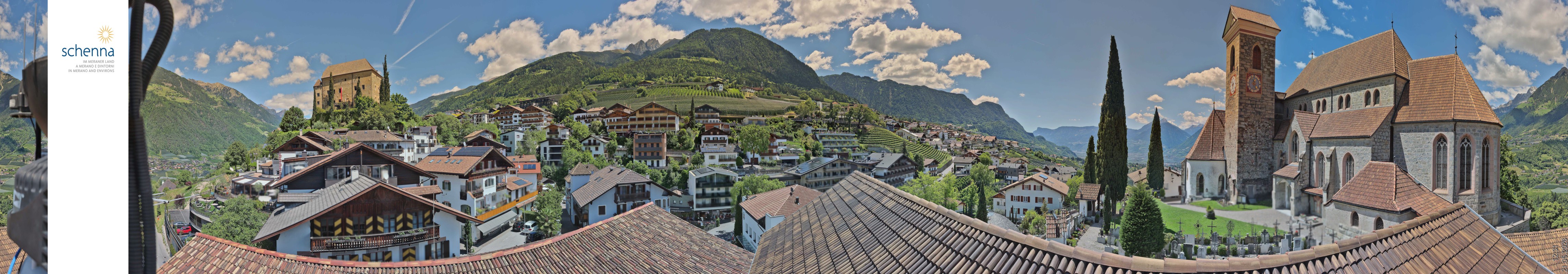 Archiv Foto Webcam Panoramablick Schenna