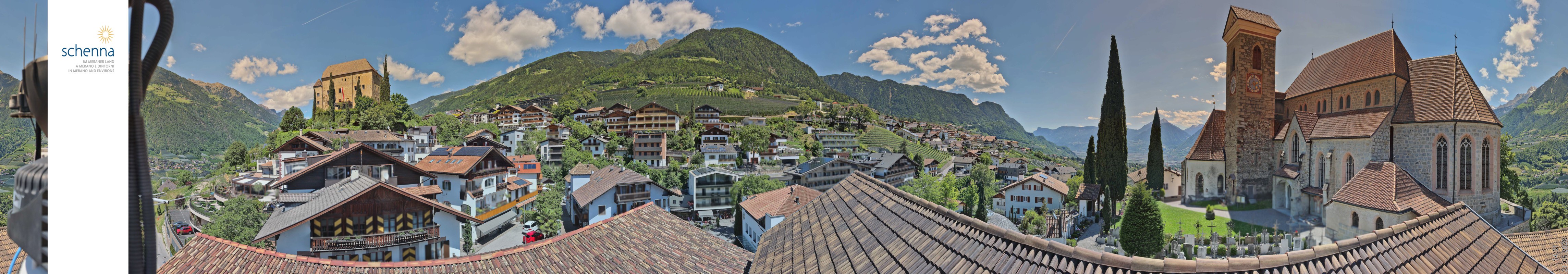 Archiv Foto Webcam Panoramablick Schenna