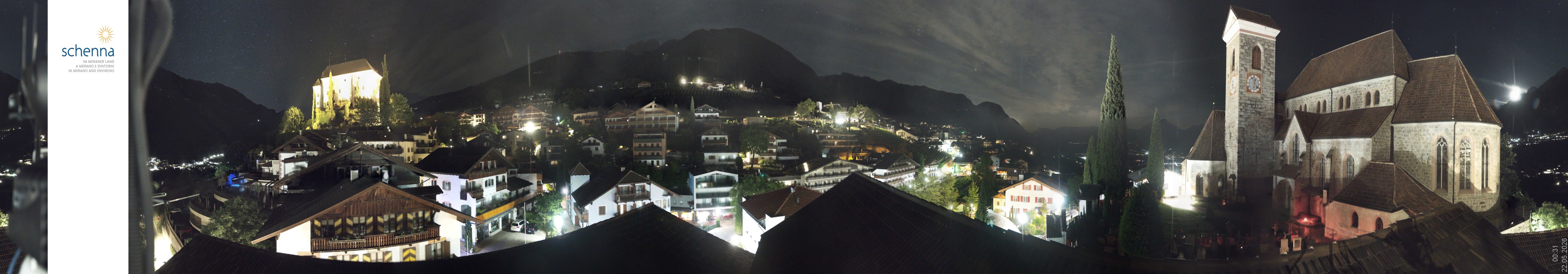 Archiv Foto Webcam Panoramablick Schenna