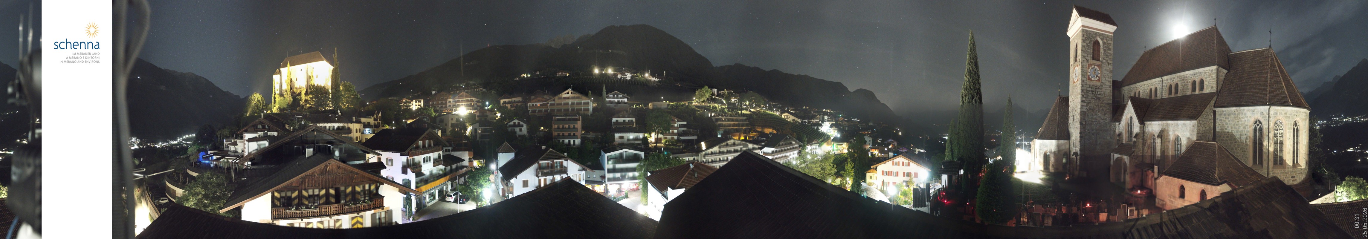 Archiv Foto Webcam Panoramablick Schenna
