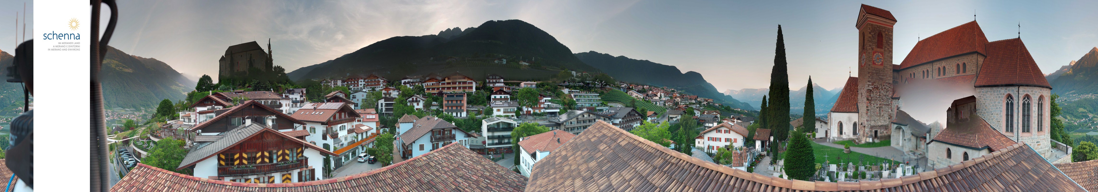 Archiv Foto Webcam Panoramablick Schenna