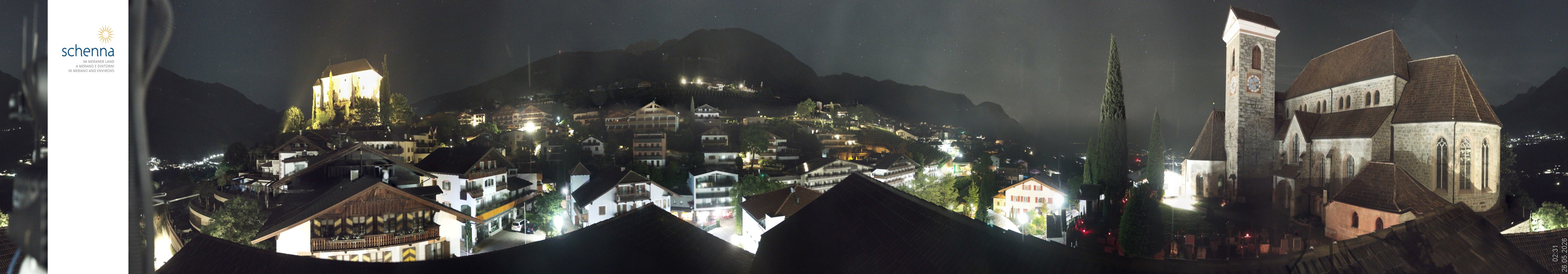 Archiv Foto Webcam Panoramablick Schenna