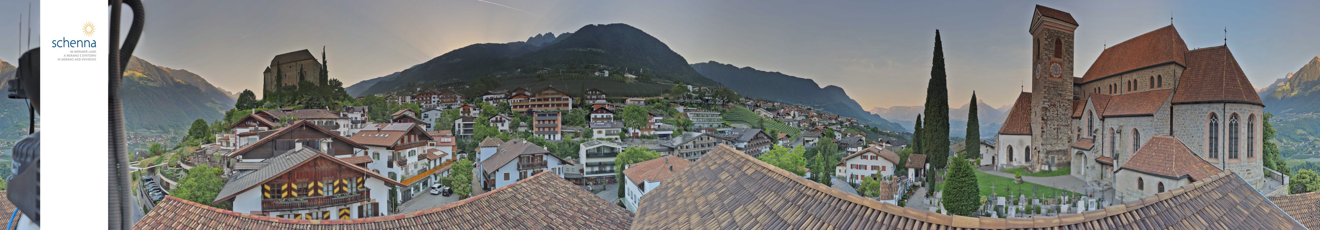 Archiv Foto Webcam Panoramablick Schenna